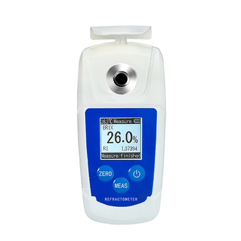 Цифров рефрактометър захаромер рефрактометър Brix метър сок напитки измерване диапазон 0-55%